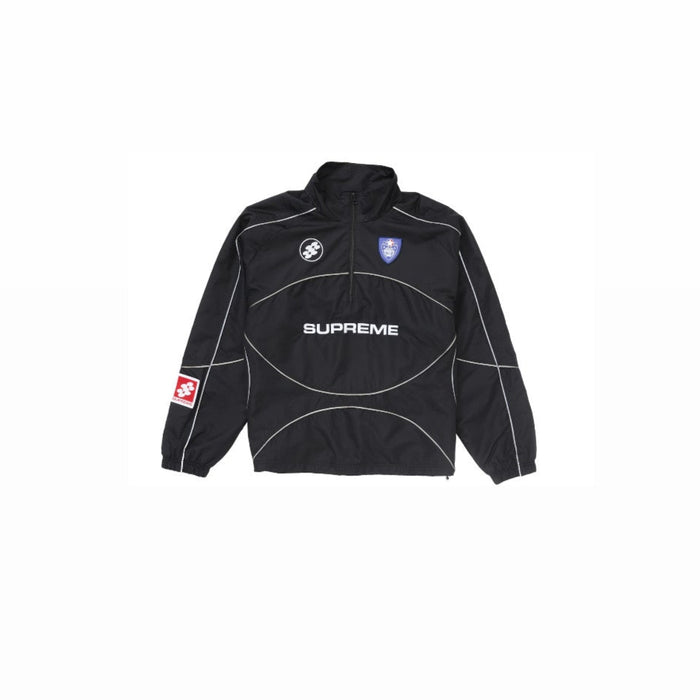 Supreme Reflective Piping Pullover Black