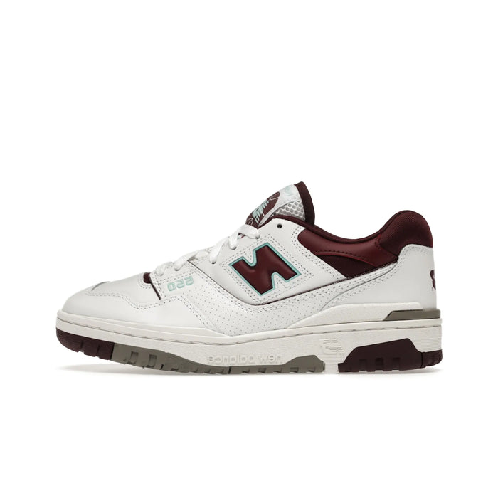 New Balance 550 Burgundy Cyan