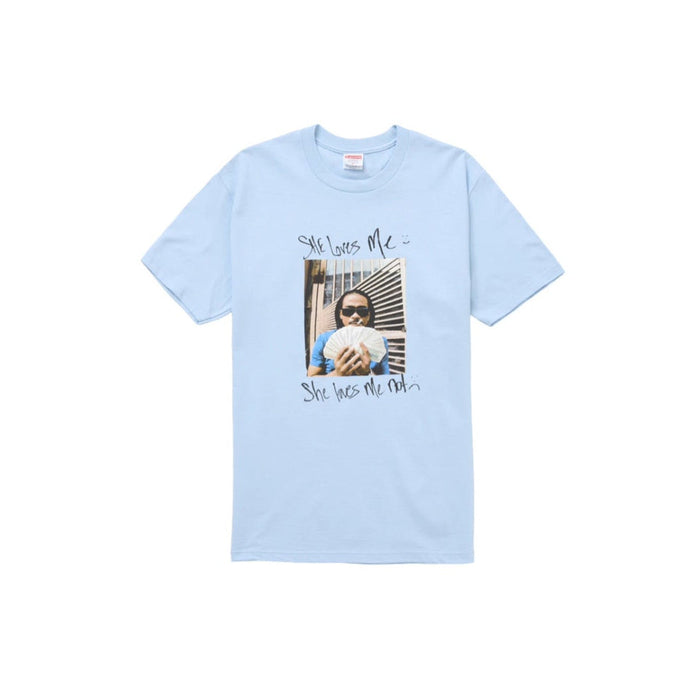 Supreme Max B Tee Powder Blue