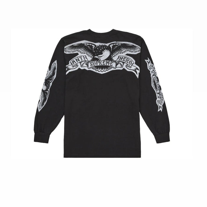 Supreme ANTIHERO Eagle L/S Tee Black