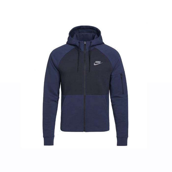 Nike Sportswear Tech Essentials Navy & Black Zip Hoodie