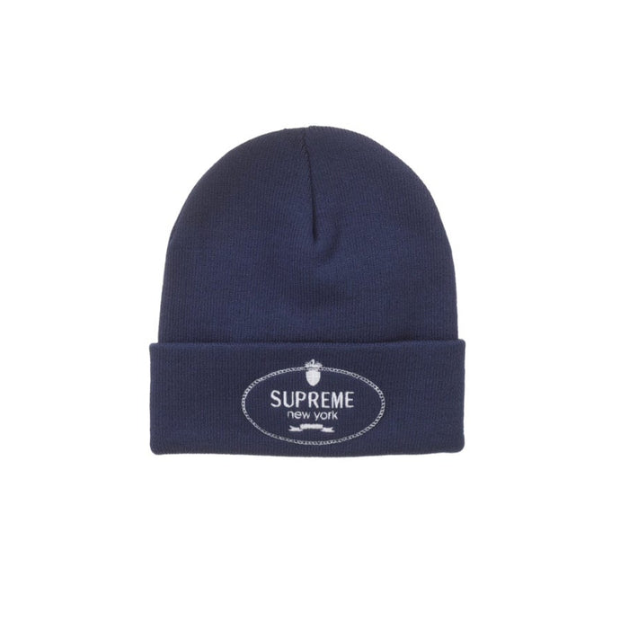 Supreme Crest Beanie Navy