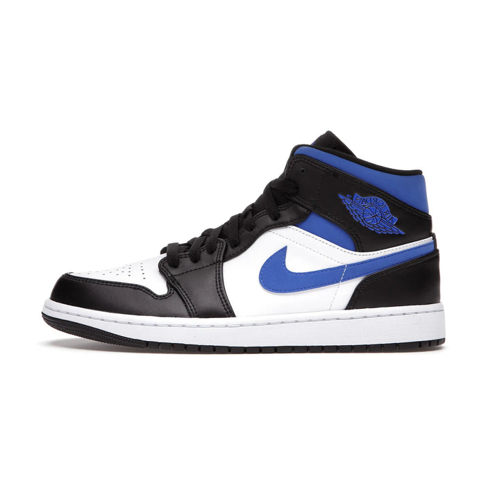 Jordan 1 Mid White Black Racer Blue