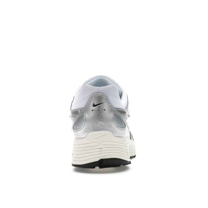 Nike P-6000 White Metallic Silver Flat Silver Black