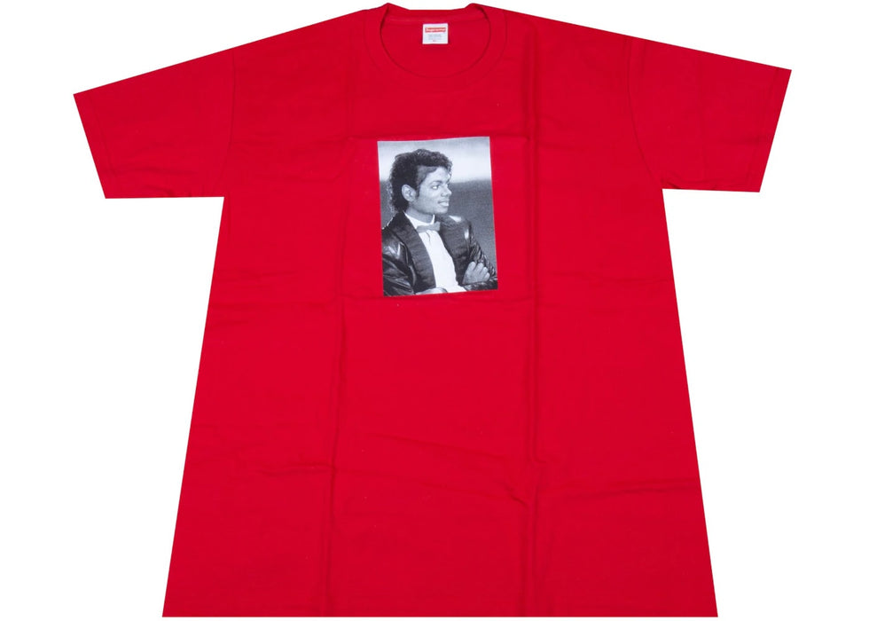 Supreme Michael Jackson Tee Red