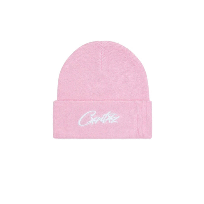 Corteiz Allstarz Folded Beanie Pink