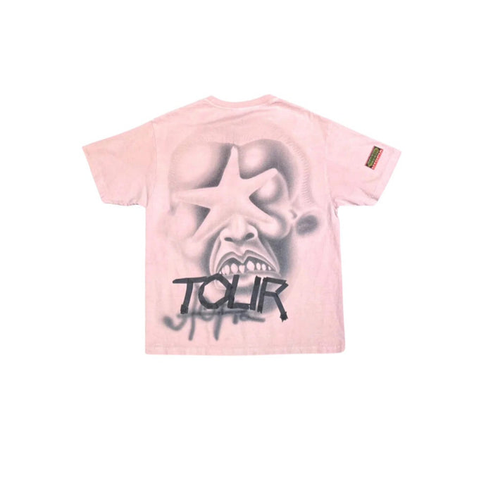 Travis Scott Utopia Circus Maximus Pink Star Tee Pink