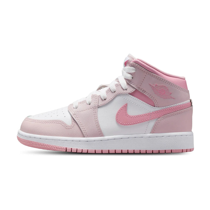 Jordan 1 Mid Pearl Pink White (GS)