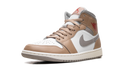 Jordan 1 Mid Rattan White College Grey