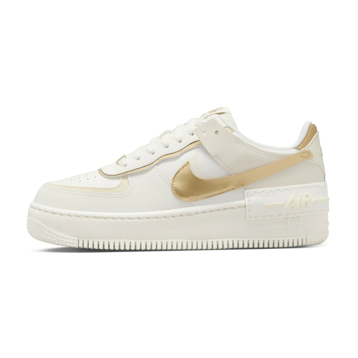 Nike Air Force 1 Shadow Sail Coconut Milk Metallic Gold (Women's)