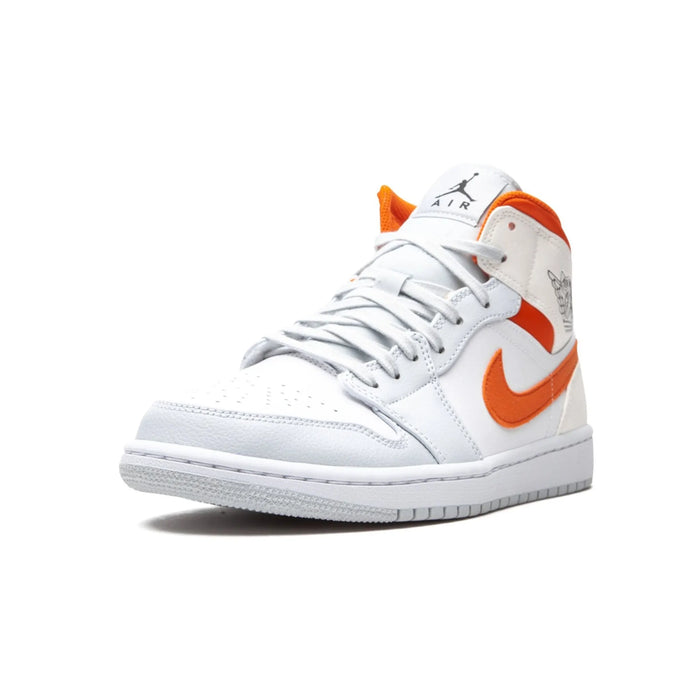 Jordan 1 Mid Starfish Pure Platinum