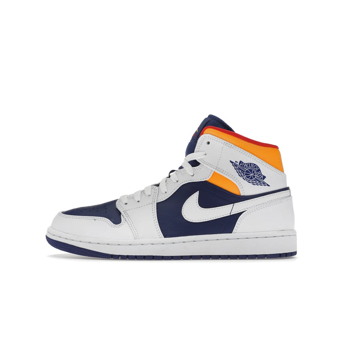 Jordan 1 Mid Royal Blue Laser Orange