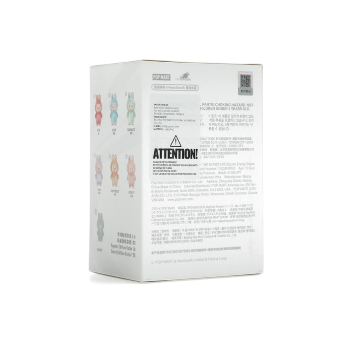 Pop Mart Labubu The Monsters Big into Energy Series Vinyl Plush Pendant Single Blind Box