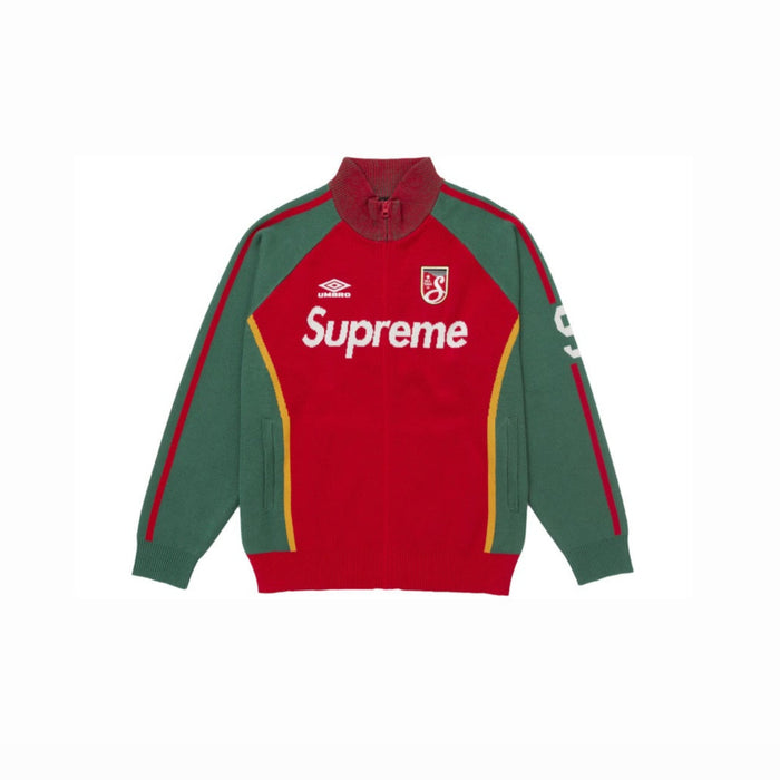 Supreme Umbro Zip Up Sweater Red