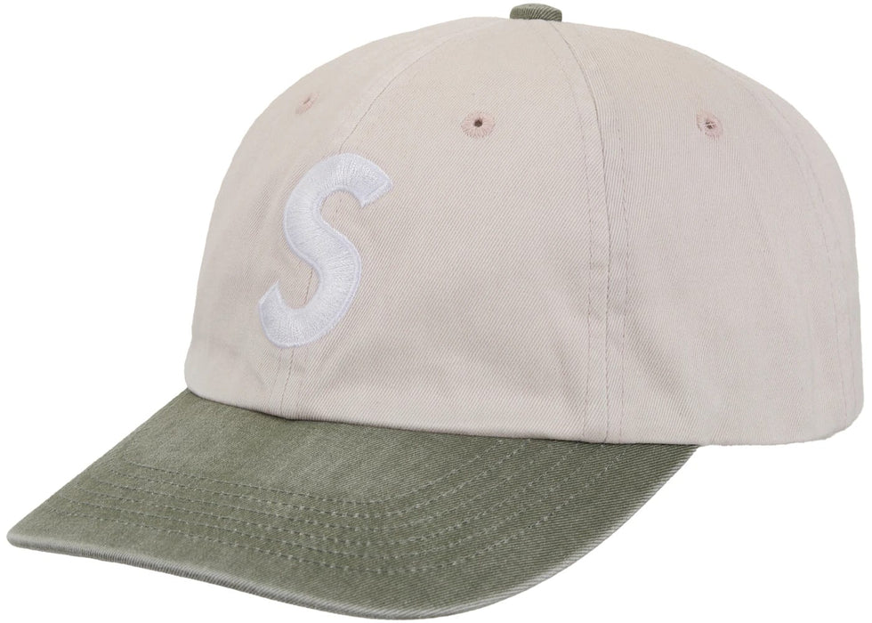 Supreme Pigment Coated 2-Tone S Logo 6-Panel Pink