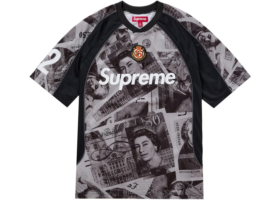 Supreme Pounds Soccer Jersey Black
