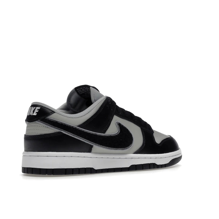 Nike Dunk Low Chenille Swoosh Black Grey