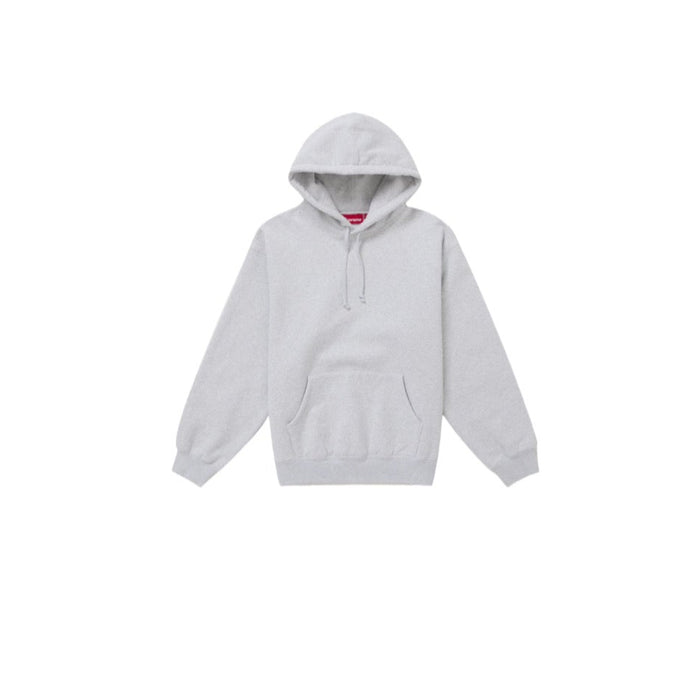 Supreme Frayed Hooded Sweatshirt Heather Grey