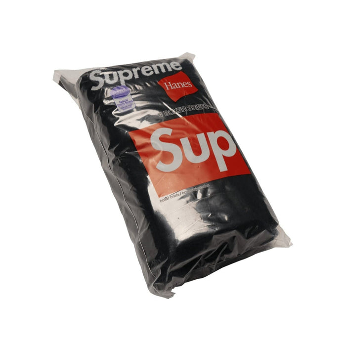Supreme Hanes Boxer Briefs (4 Pack) Black