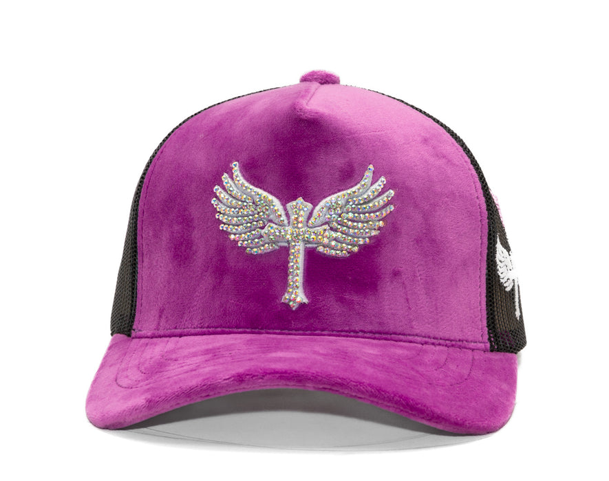 Reflection Luxury Fuzzy Cap Purple