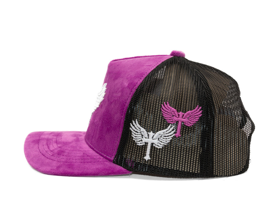 Reflection Luxury Fuzzy Cap Purple
