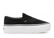 Vans Classic Slip On Rib Knit White Black (W)