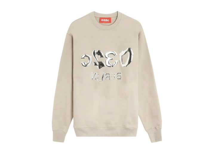 032C Selfie Glitch Sweatshirt 'Weimaraner'