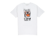 PLEASURES Europe 92 Tee White