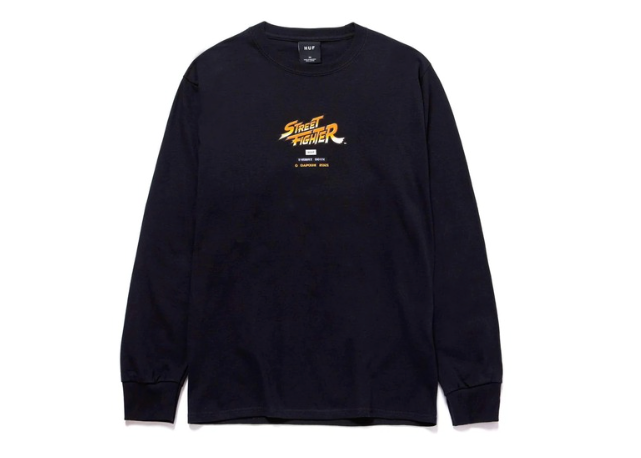 HUF Ending Longsleeve Tee Black