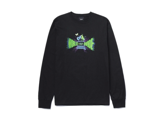 HUF Off-line Longsleeve Tee Black