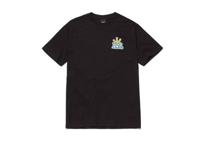 HUF Crown Tee Black