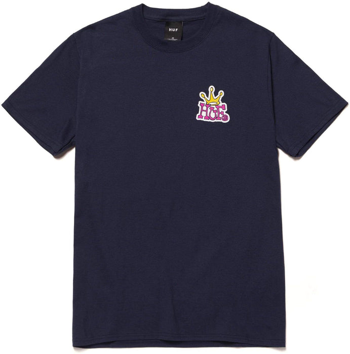 HUF Crown Tee Navy