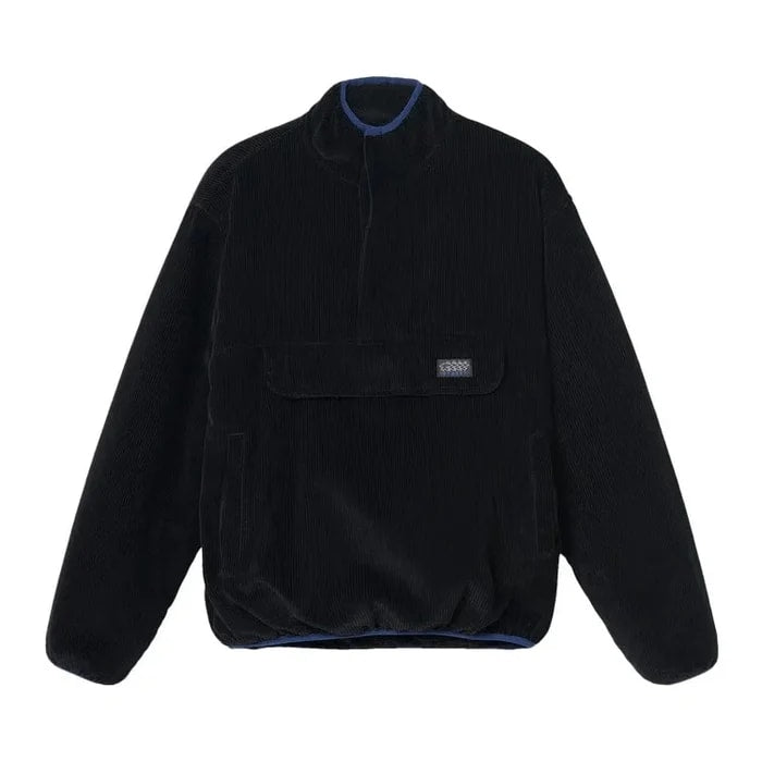 Stussy Corduroy Mock Pullover Black