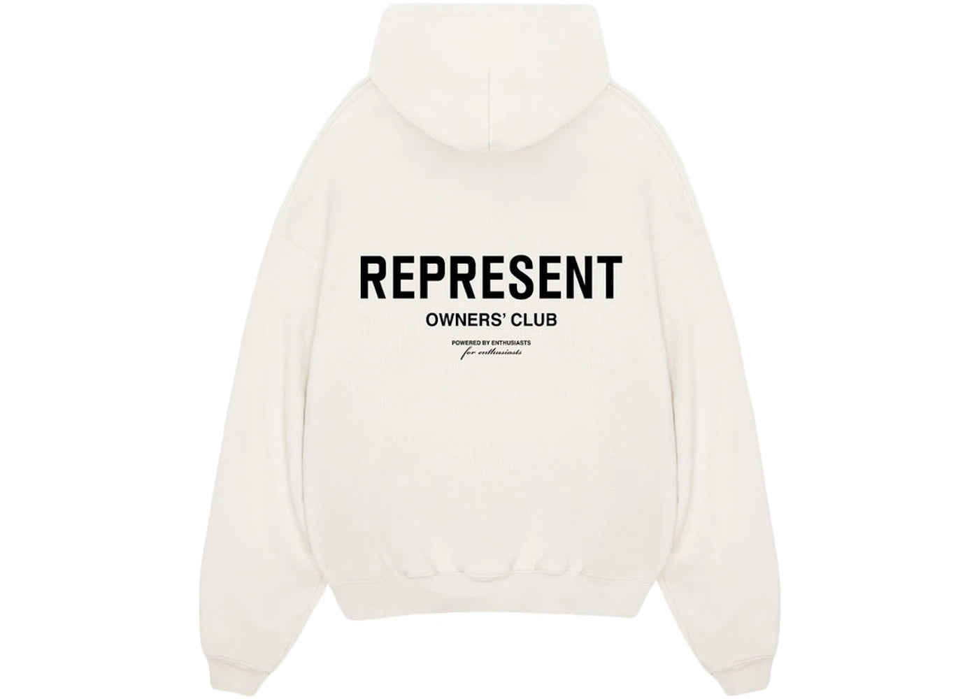 Represent Owner's Club Hoodie Flat White/Black