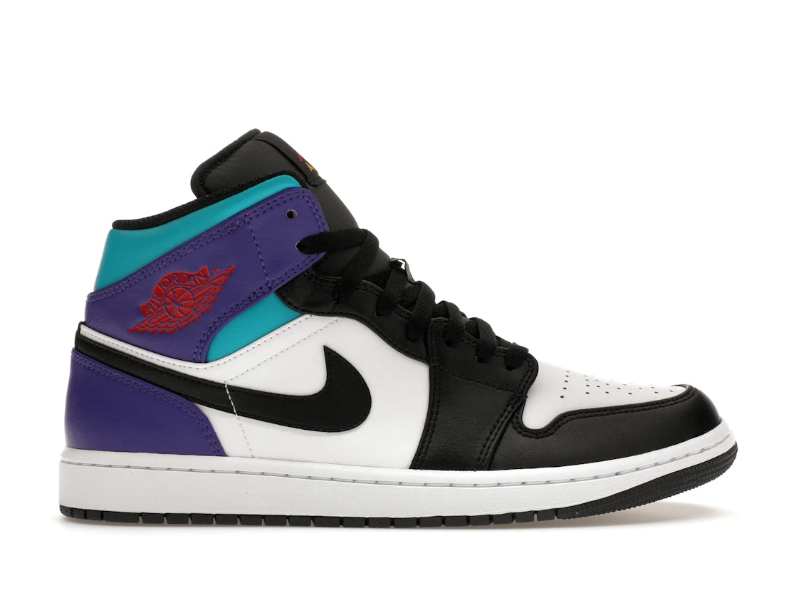 Jordan 1 Mid Court Purple Tropical Twist