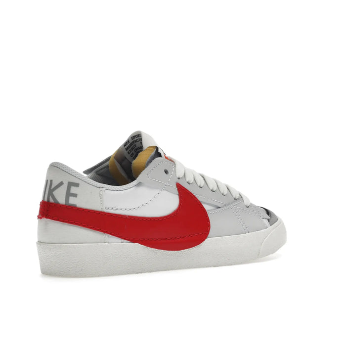 Nike Blazer Low 77 Jumbo White Photon Dust Light Smoke Grey University Red