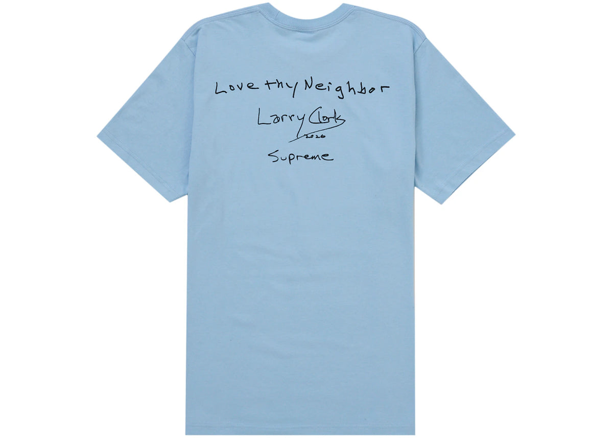 Supreme Larry Clark Neighbor Tee Light Blue