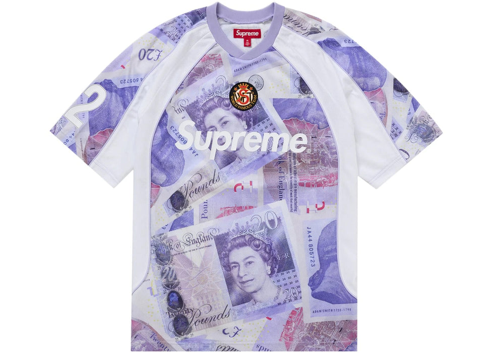 Supreme Pounds Soccer Jersey White