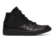 Jordan 1 Mid Black Snakeskin (Women's)