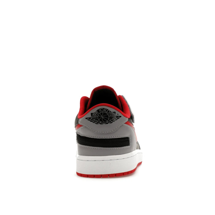Jordan 1 Low Flyease Fire Red Cement Grey