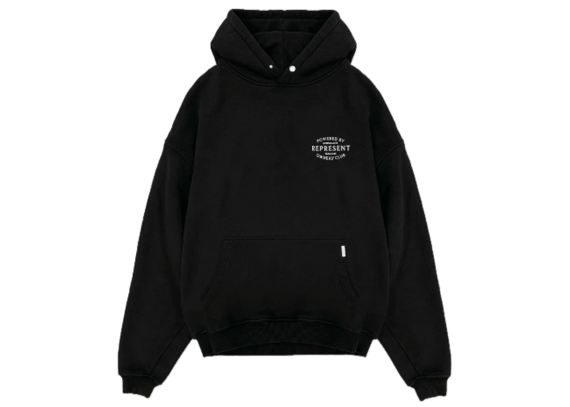 Represent Owners Club Stamp Hoodie Jet Black