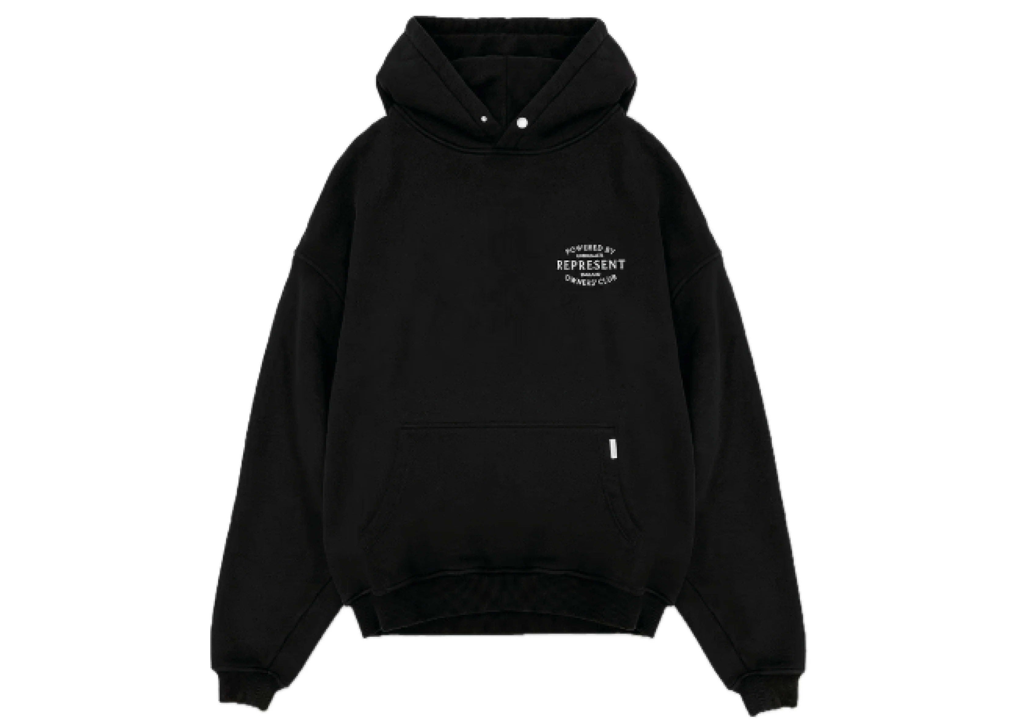 Represent Owners Club Stamp Hoodie Jet Black