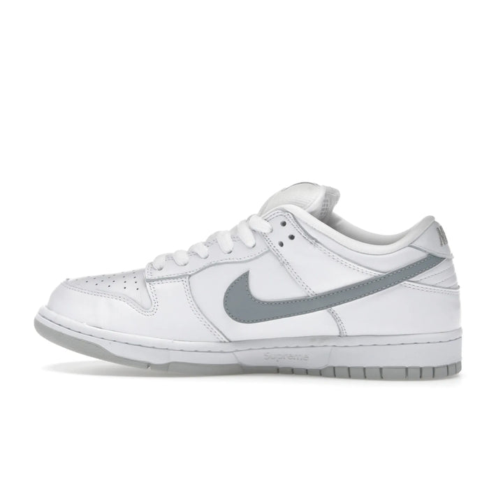 Nike SB Dunk Low Supreme 94 White Metallic Silver