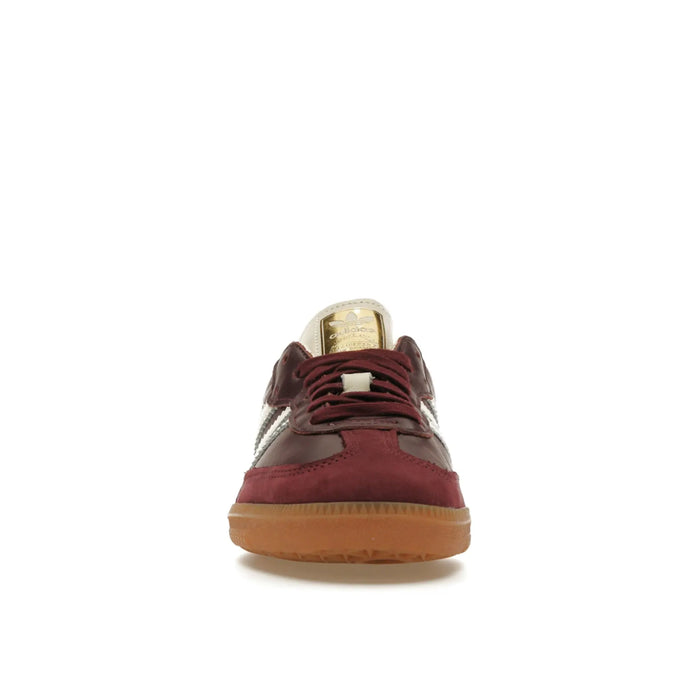 adidas Samba OG Maroon Gold Metallic (Women's)