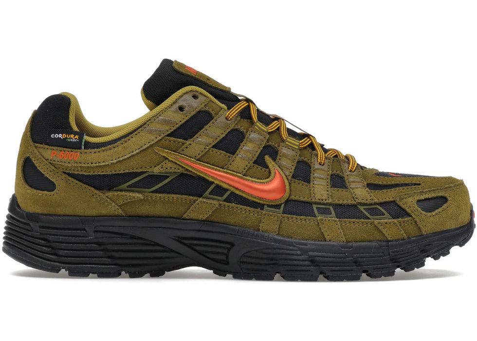 Nike P-6000 Premium Cordura Olive Flak Black Picante Red