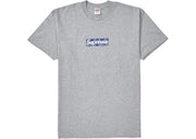 Supreme Bandana Box Logo Tee Heather Grey