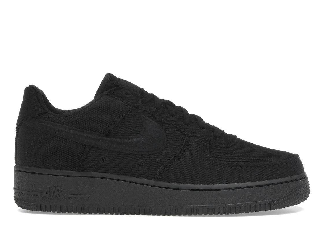 Nike Air Force 1 Low Triple Black Canvas