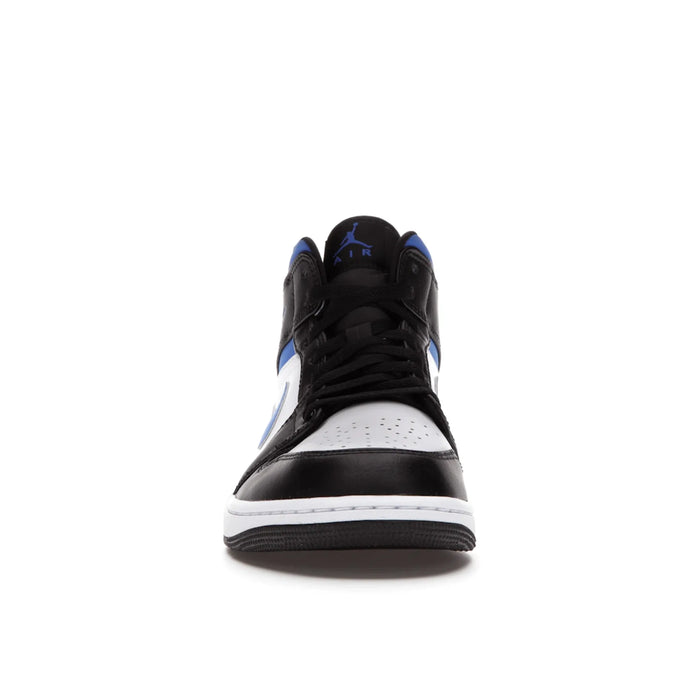 Jordan 1 Mid White Black Racer Blue