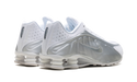Nike Shox R4 White Bright Crimson Metallic Silver