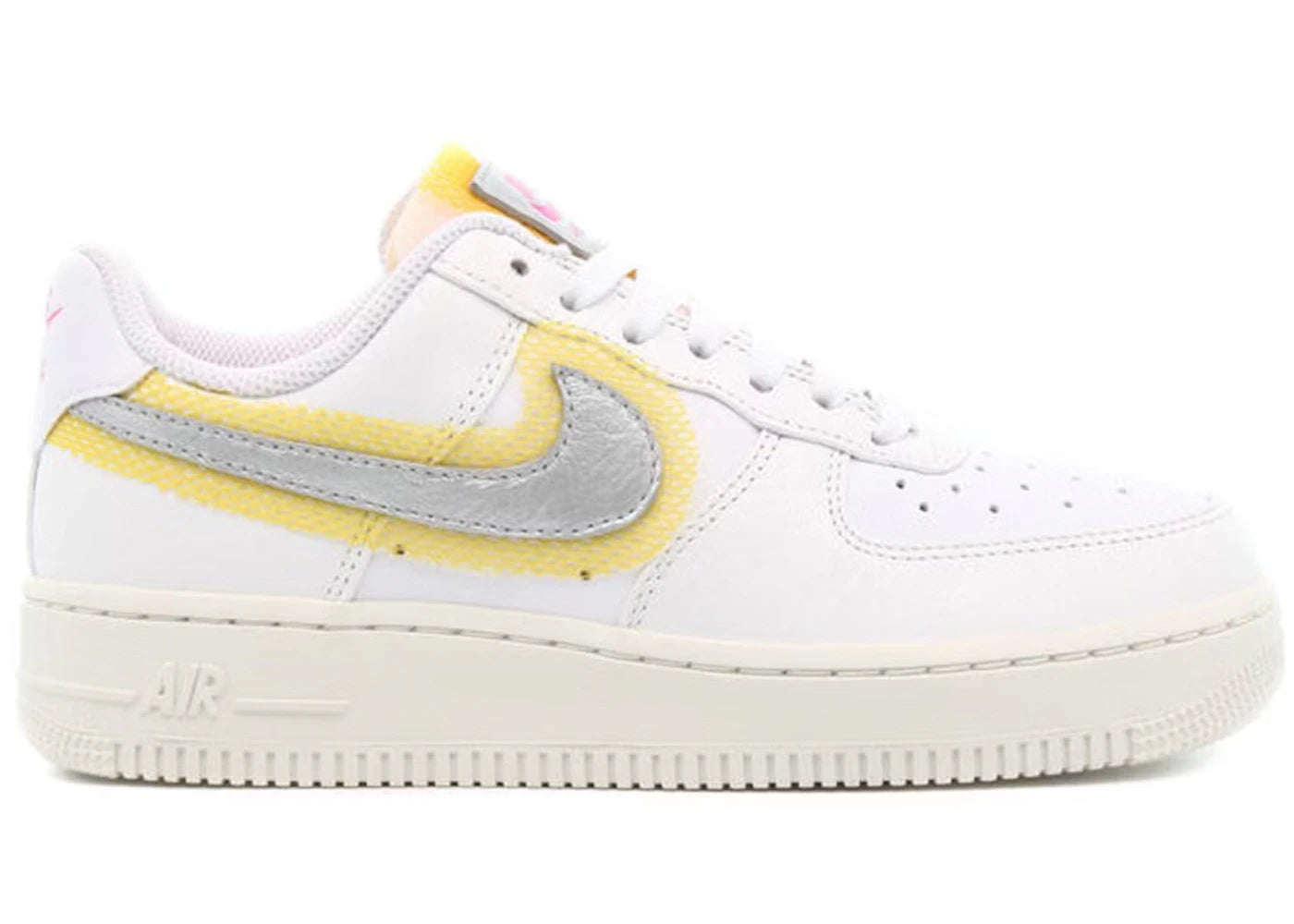 Nike Air Force 1 Low '07 LX White Metallic Silver Gold (Women's)